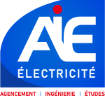 Logo 2026 AIE Électricité PNG